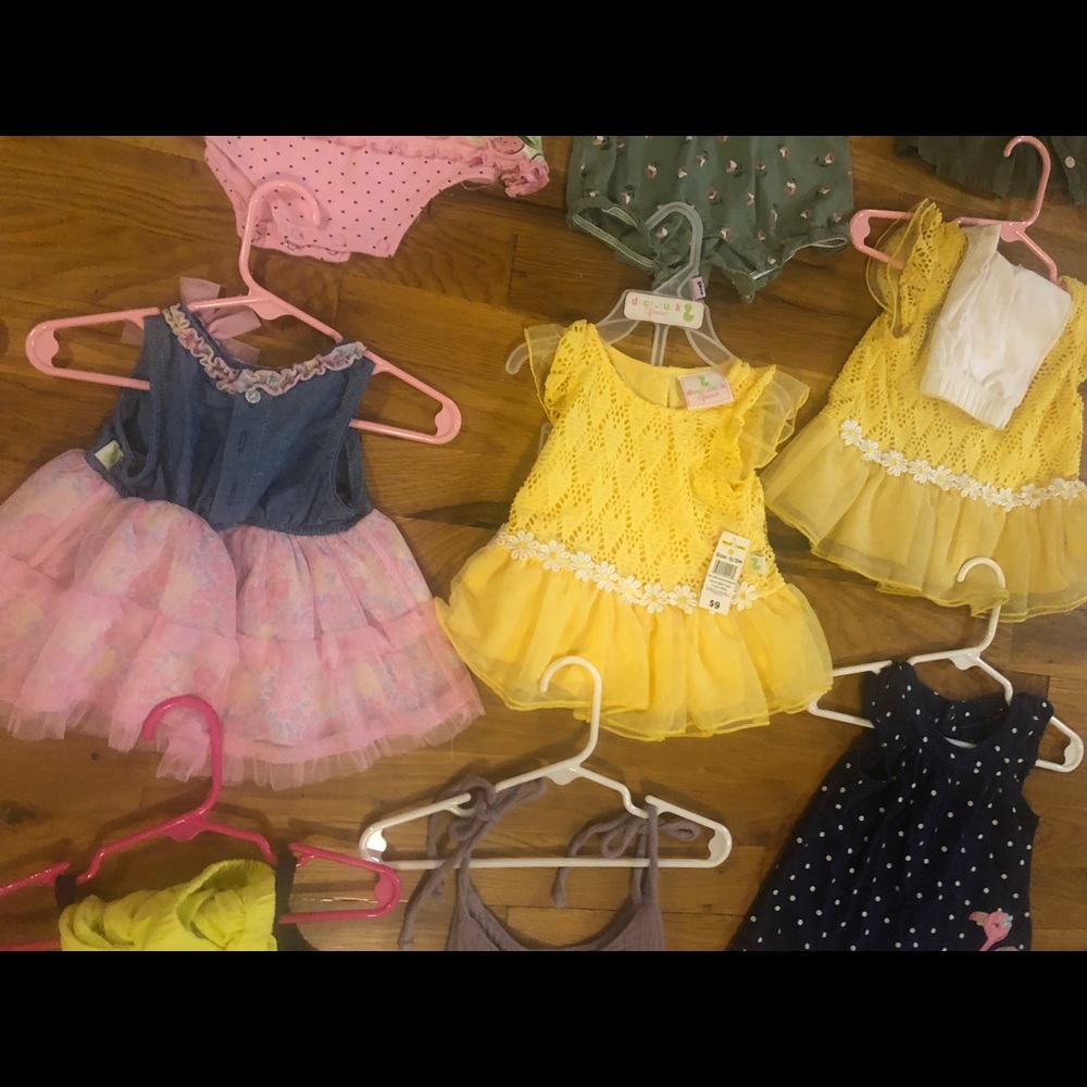 More than 100 pieces rompers dresses and sets